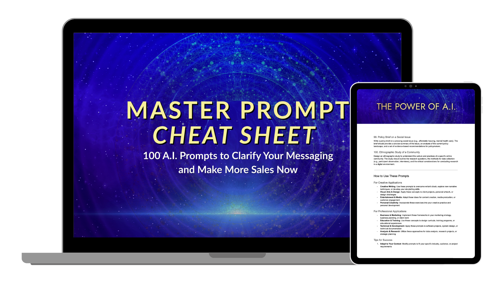Master Prompt Cheat Sheet